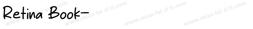 Retina Book字体转换